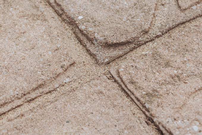 Patio Fall Refresh with Polymeric Sand Polymer Paver Block Crack Fill