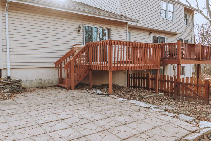 Patio Fall Refresh with Polymeric Sand Polymer Paver Block Crack Fill