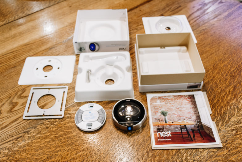 Google Nest Learning Thermostat Installation Christmas Gift Idea How It Works Smart Home Technology
