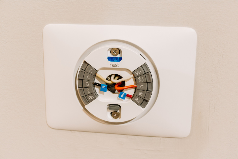 Google Nest Learning Thermostat Installation Christmas Gift Idea How It Works Smart Home Technology new wiring set up with included labels